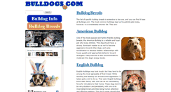 Desktop Screenshot of bulldogs.com
